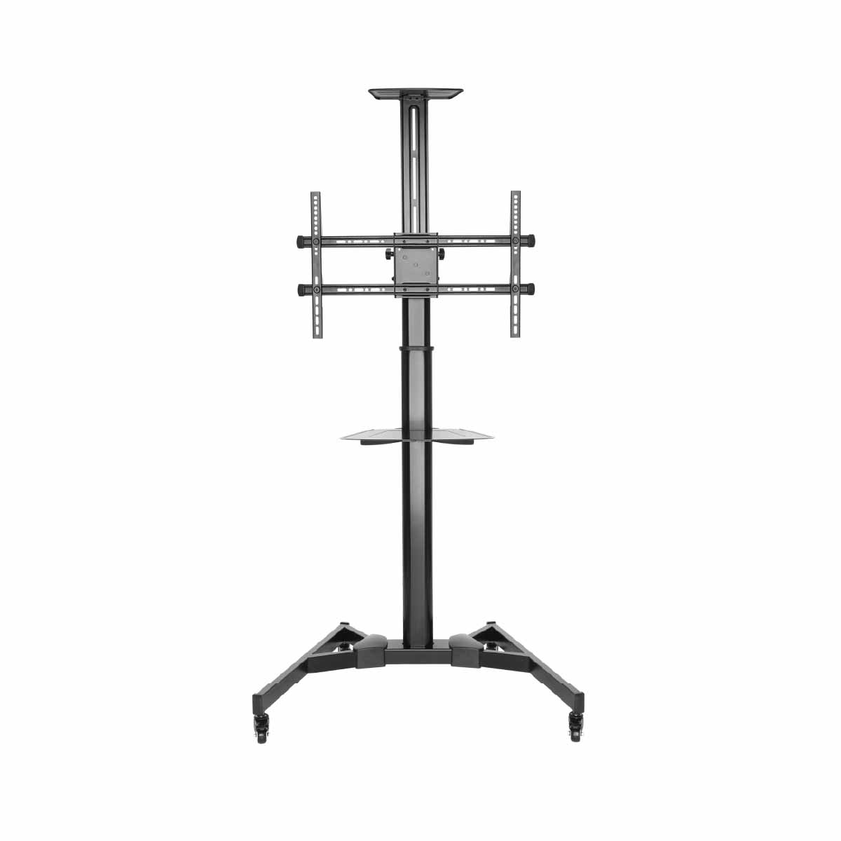 Telescopic Height Adjustable Steel TV Cart